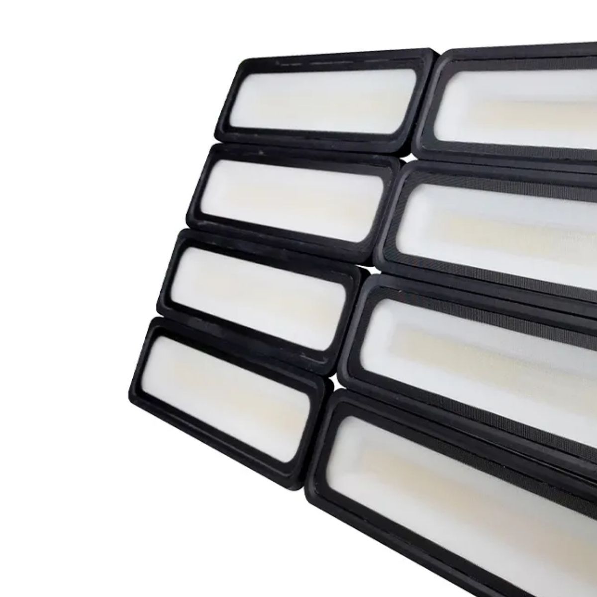 Luminária Refletor Led Facciata Sobrepor Pt 400W Bivolt 6500K Branco Frio 40000Lm Dif Vidro Temp 120G Ip66 - Avant