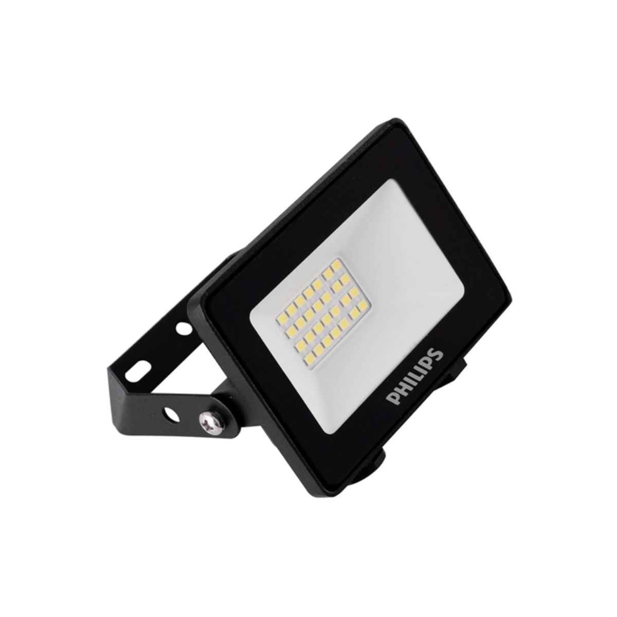 Luminária Refletor Led Retangular Sobrepor Preto 10W Bivolt 6500K Branco Frio 1050Lm 120G Ip65 - Philips