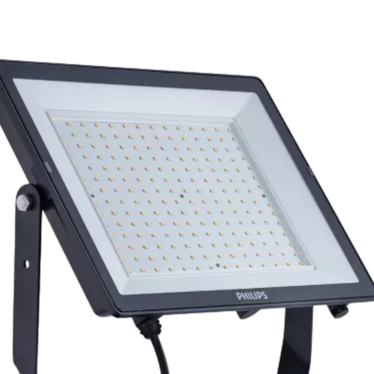 Luminária Refletor Led Retangular Sobrepor Preto 150W Bivolt 6500K Branco Frio 15000Lm 120G Ip65 - Philips