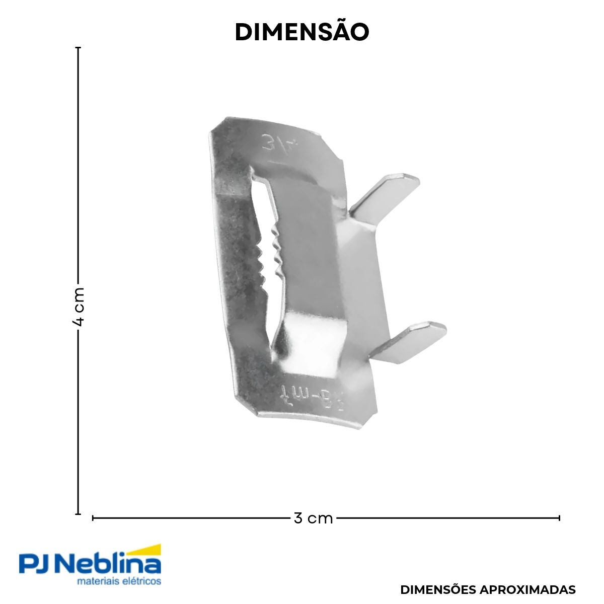 Fecho Inox 3/4 - Aiedem