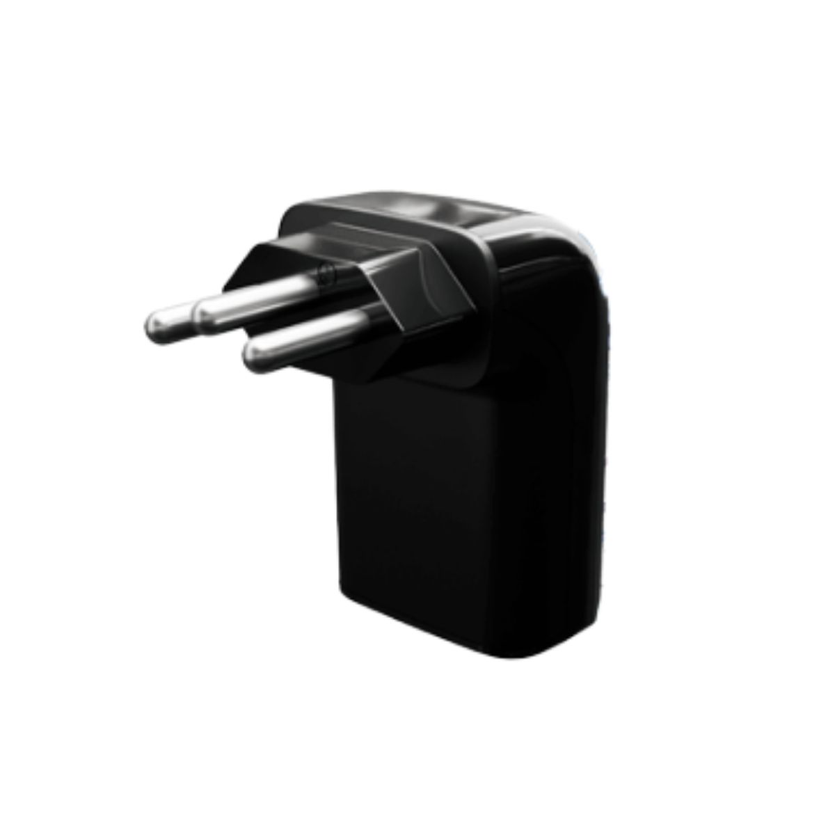 Protetor Surto Dps Tomada Iclamper Pocket Fit 2P+T Bivolt 20A 6Ka Preto Classe III - Clamper