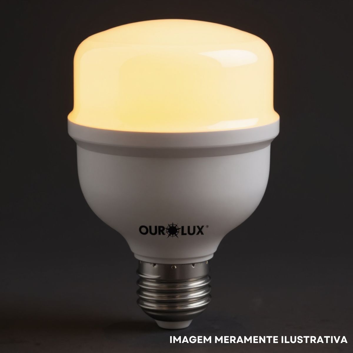 Lampada Led Bulbo Alta Potencia T 20w Bivolt E27 3000k Branc