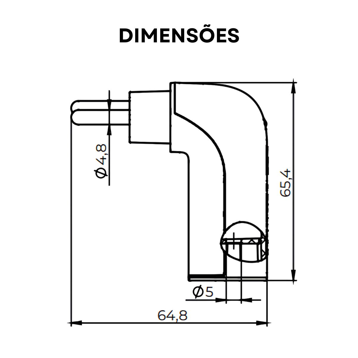 Protetor Surto DPS 2P+T Bivolt 10A Transparente - Clamper