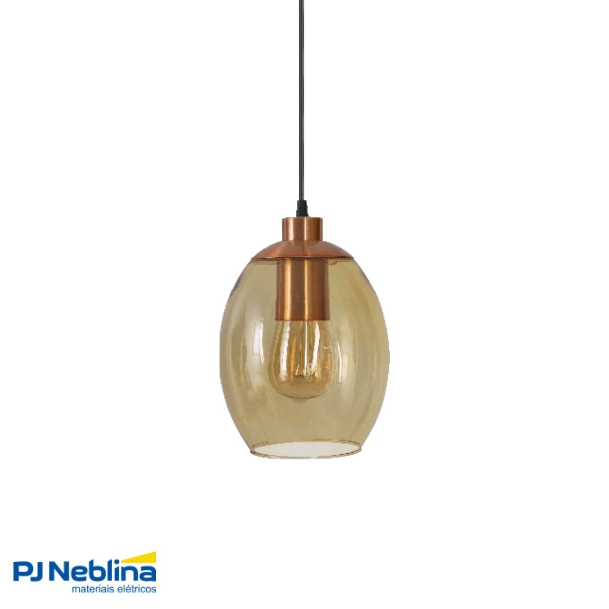 Luminaria Pendente Mascate Ambar E27