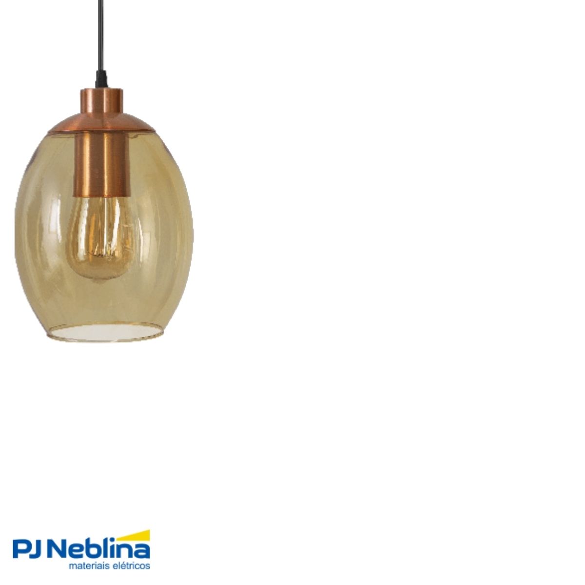 Luminaria Pendente Mascate Ambar E27