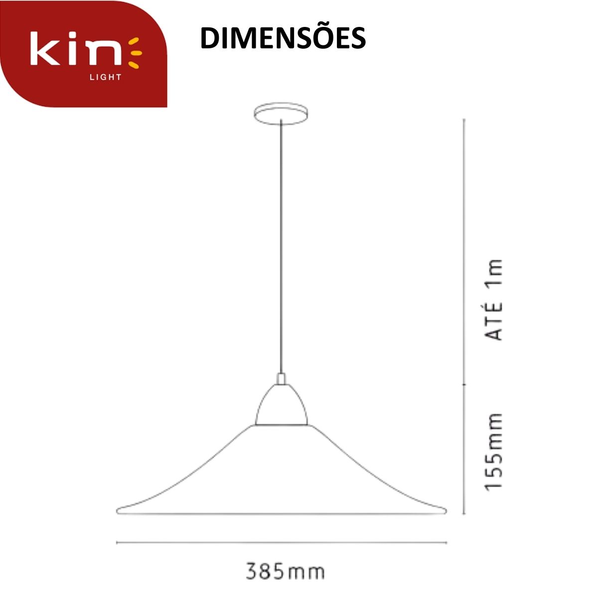 Luminária Pendente Bahrein - Kin Light