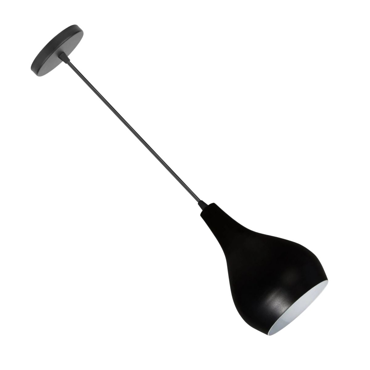 Luminária Pendente Nepal Preto E27 PD120/PT - Kin Light