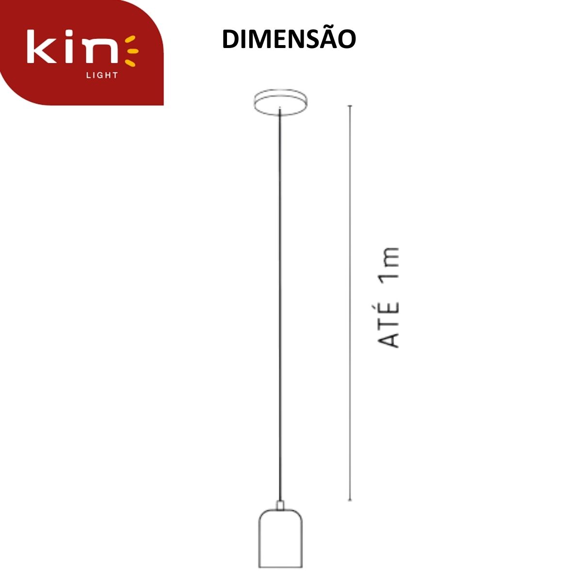 Luminária Pendente Orbital Preto - Kin Light