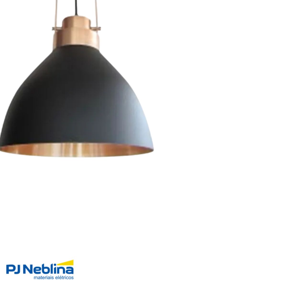 Luminaria Pendente Oviedo Pt/cobre E27