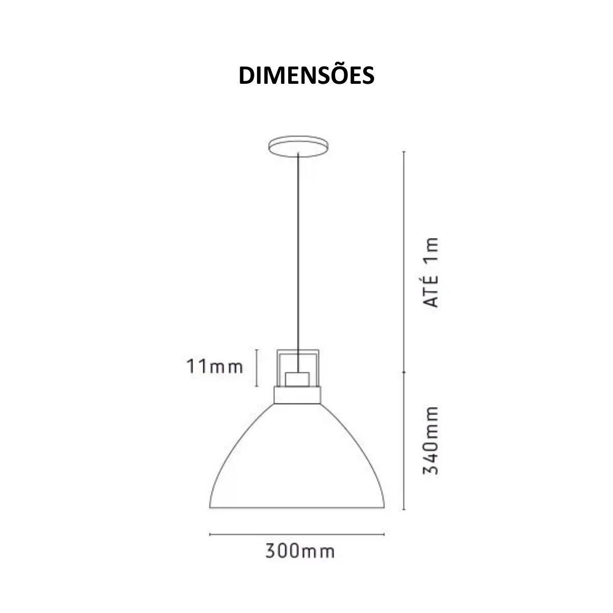 Luminaria Pendente Oviedo Champanhe/dourado E27