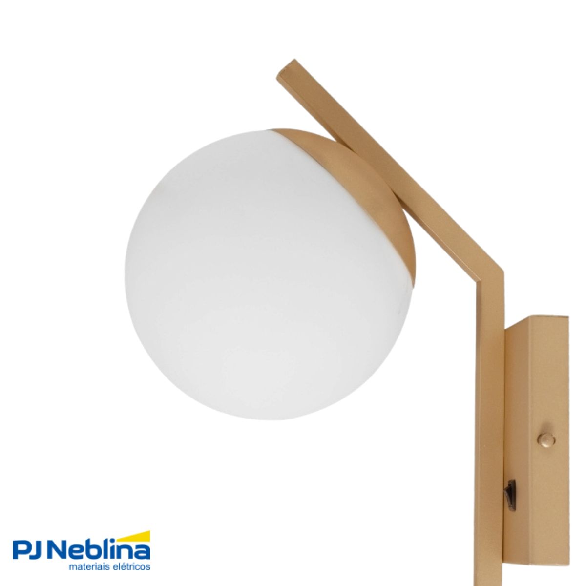 Luminaria Arandela Hanover Quad Champanhe/dourado E27