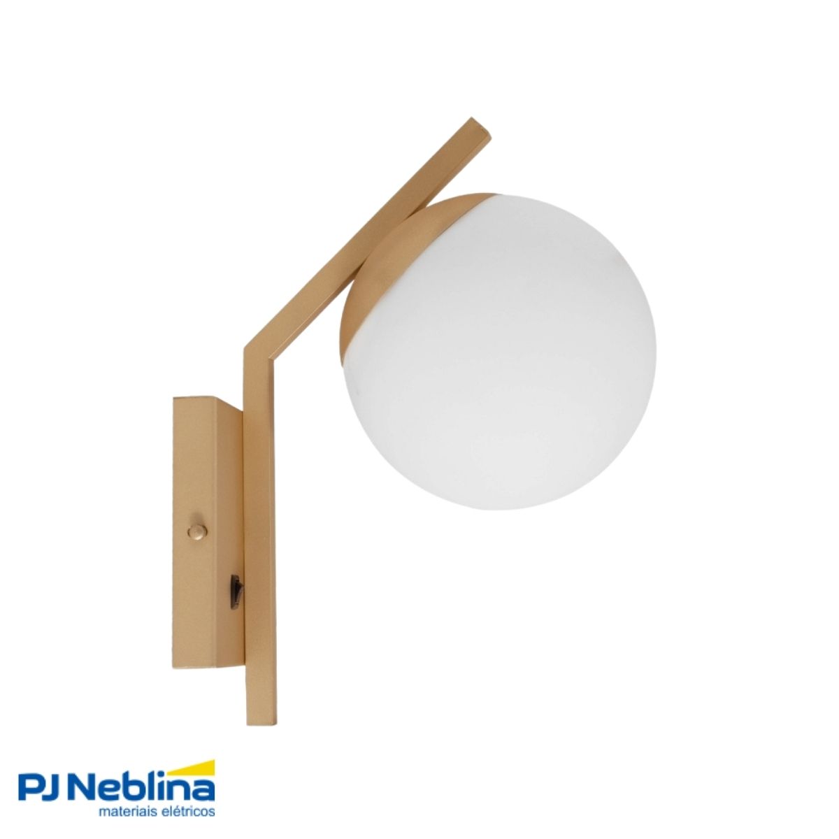 Luminaria Arandela Hanover Quad Champanhe/dourado E27