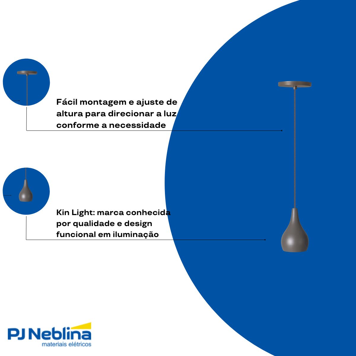Luminaria Pendente Nepal Fendi E27 Bivolt