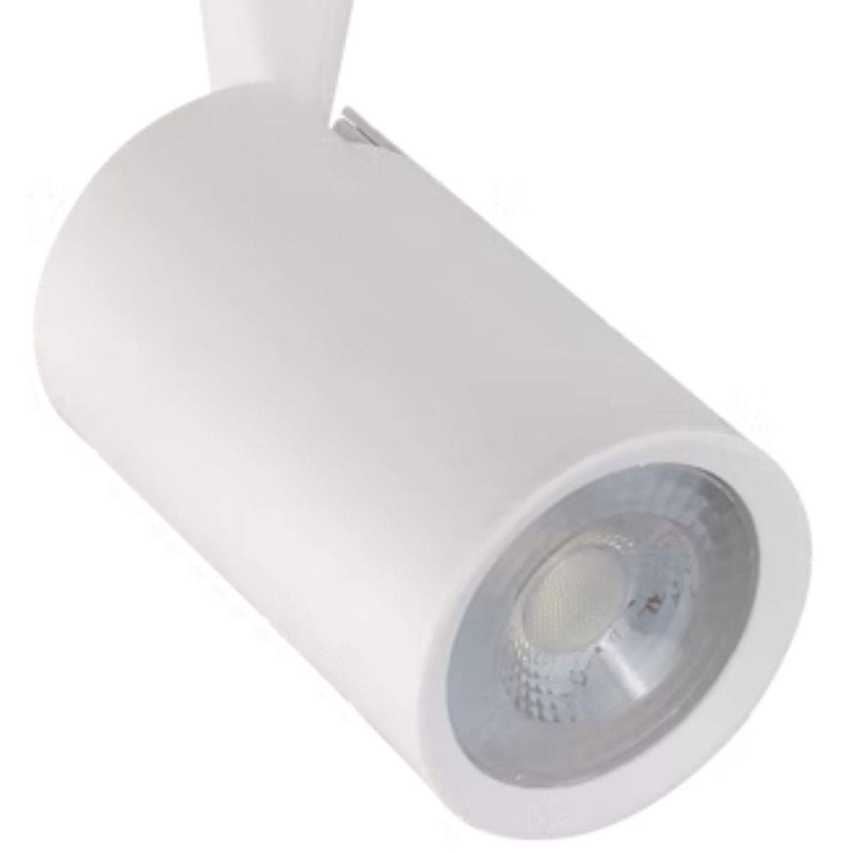 Luminária Spot Led Trilho Redondo Branco 5W Bivolt 4000K Branco Neutro 325Lm Foco Direcionável (Facho 52G) - Luminatti