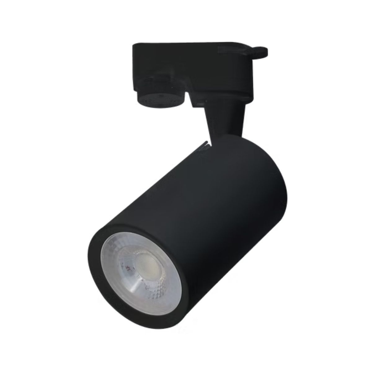 Luminária Spot Led Trilho Redondo Preto 5W Bivolt 4000K Branco Neutro 325Lm Foco Direcionável (Facho 52G) - Luminatti