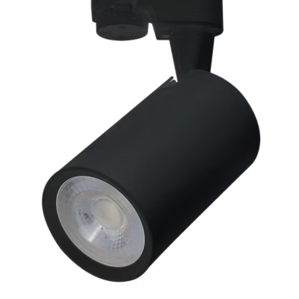 Luminária Spot Led Trilho Redondo Preto 5W Bivolt 4000K Branco Neutro 325Lm Foco Direcionável (Facho 52G) - Luminatti