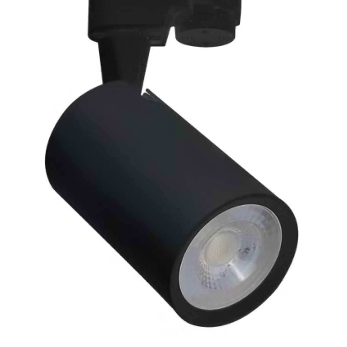 Luminária Spot Led Trilho Redondo Preto 5W Bivolt 4000K Branco Neutro 325Lm Foco Direcionável (Facho 52G) - Luminatti