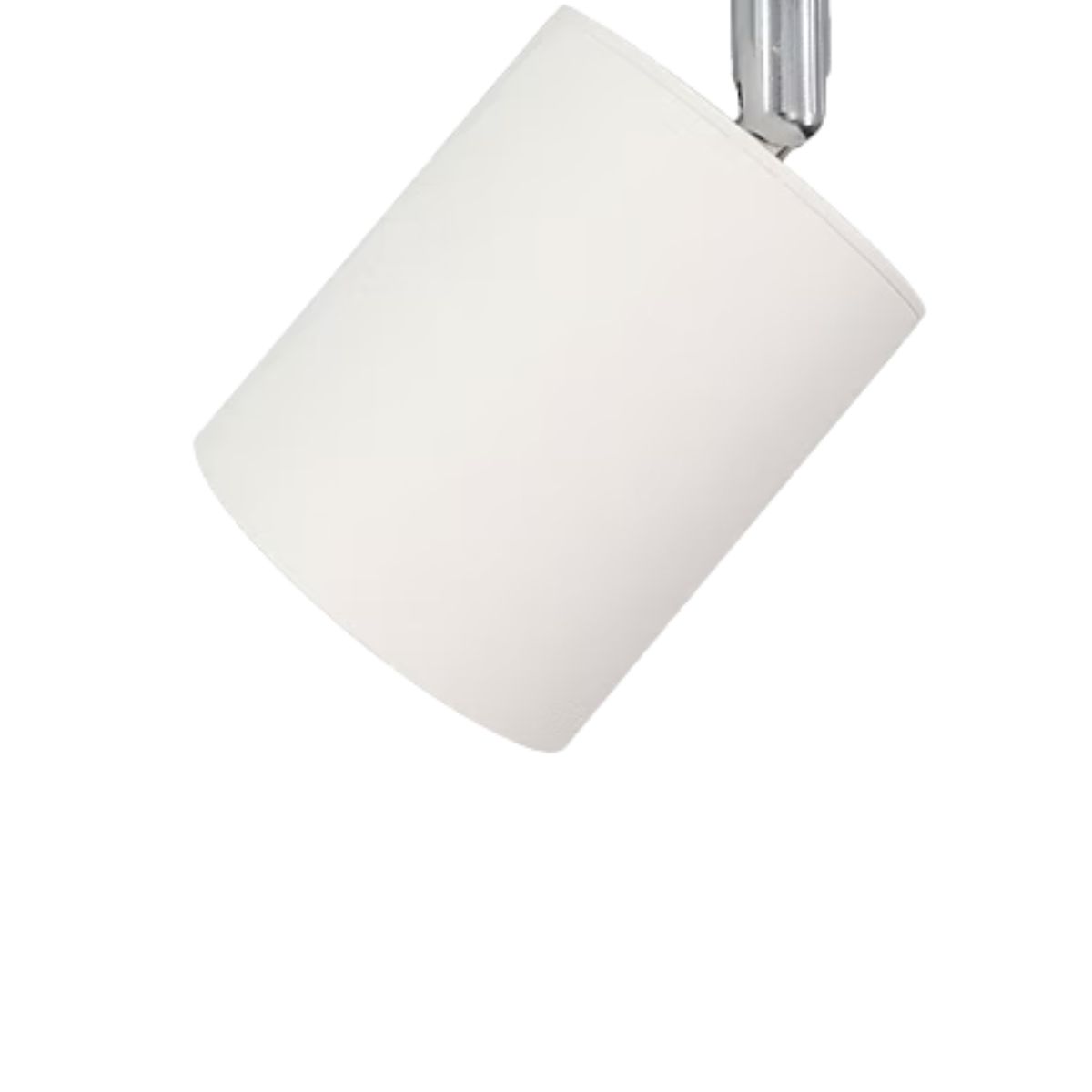 Luminária Spot Trilho Redondo Branco P/Lâmpada Dicroica Gu10 250V - Luminatti