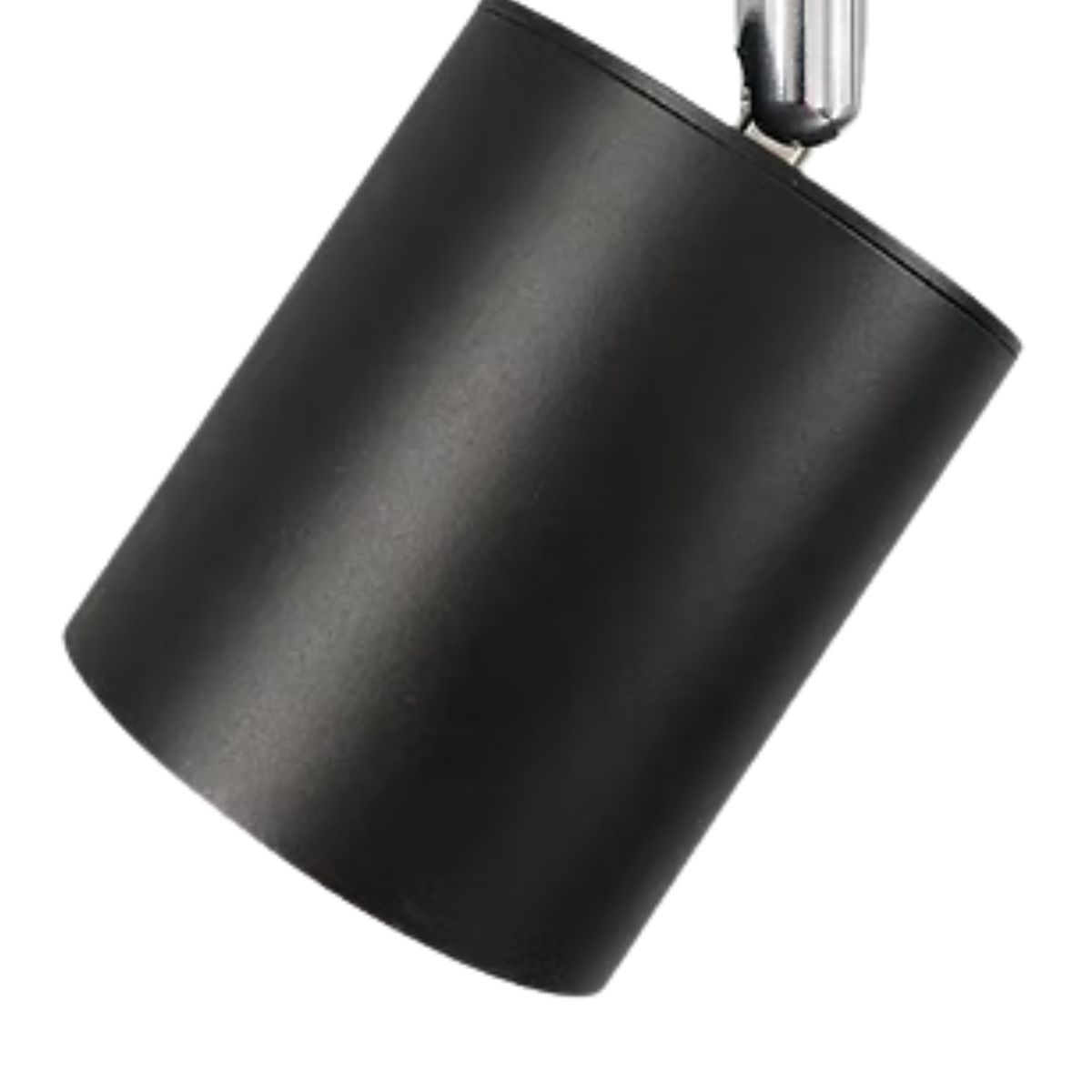 Luminária Spot Trilho Redondo Preto P/Lâmpada Ar111 Gu10 250V - Luminatti