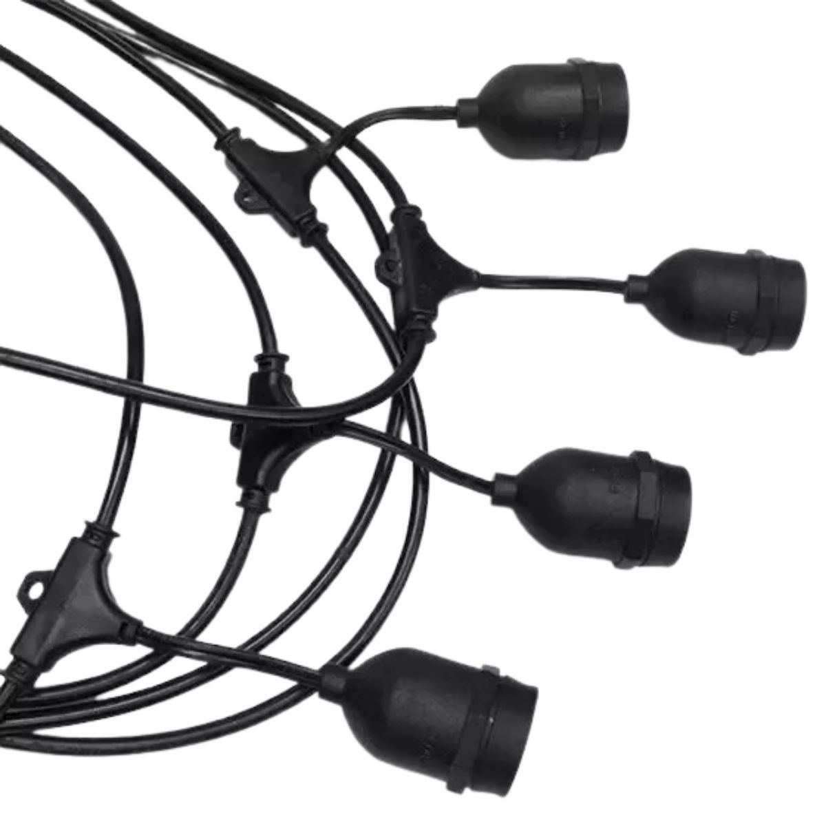 Cordão De Luz Preto C/ 10 Lâmpadas - Ourolux