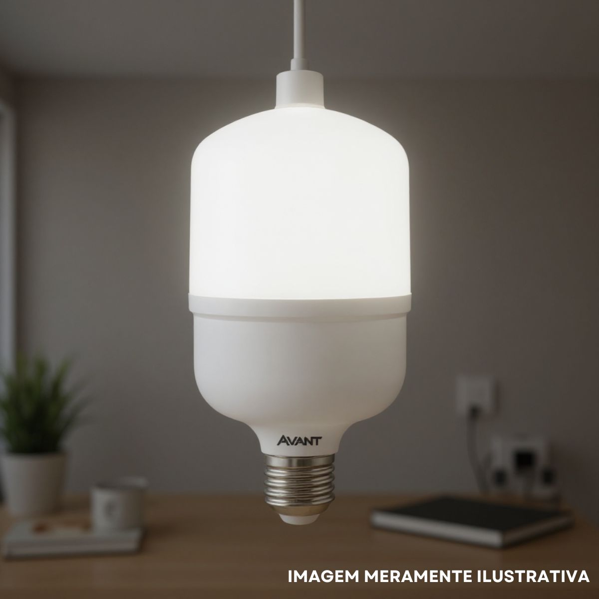 Lâmpada Led Bulbo Alta Potencia T 20W Bivolt E27 6500K Branco Frio Luz Branca 1600Lm - Avant