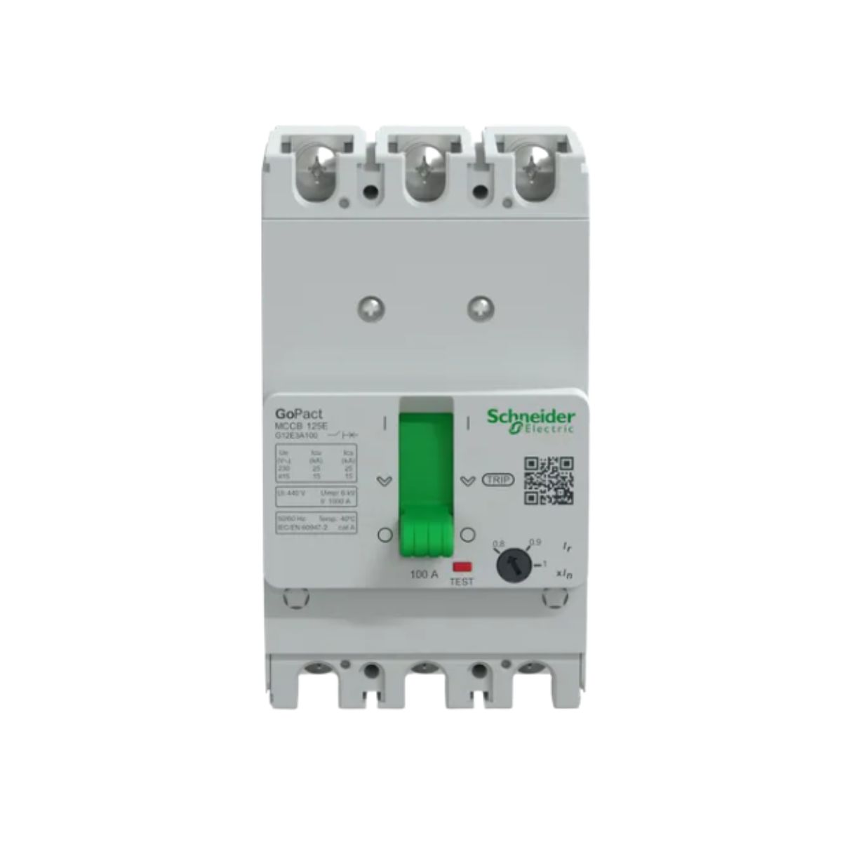 Disjuntor Caixa Moldada Tripolar 100A 15Ka 380/415V 50/60Hz - Schneider