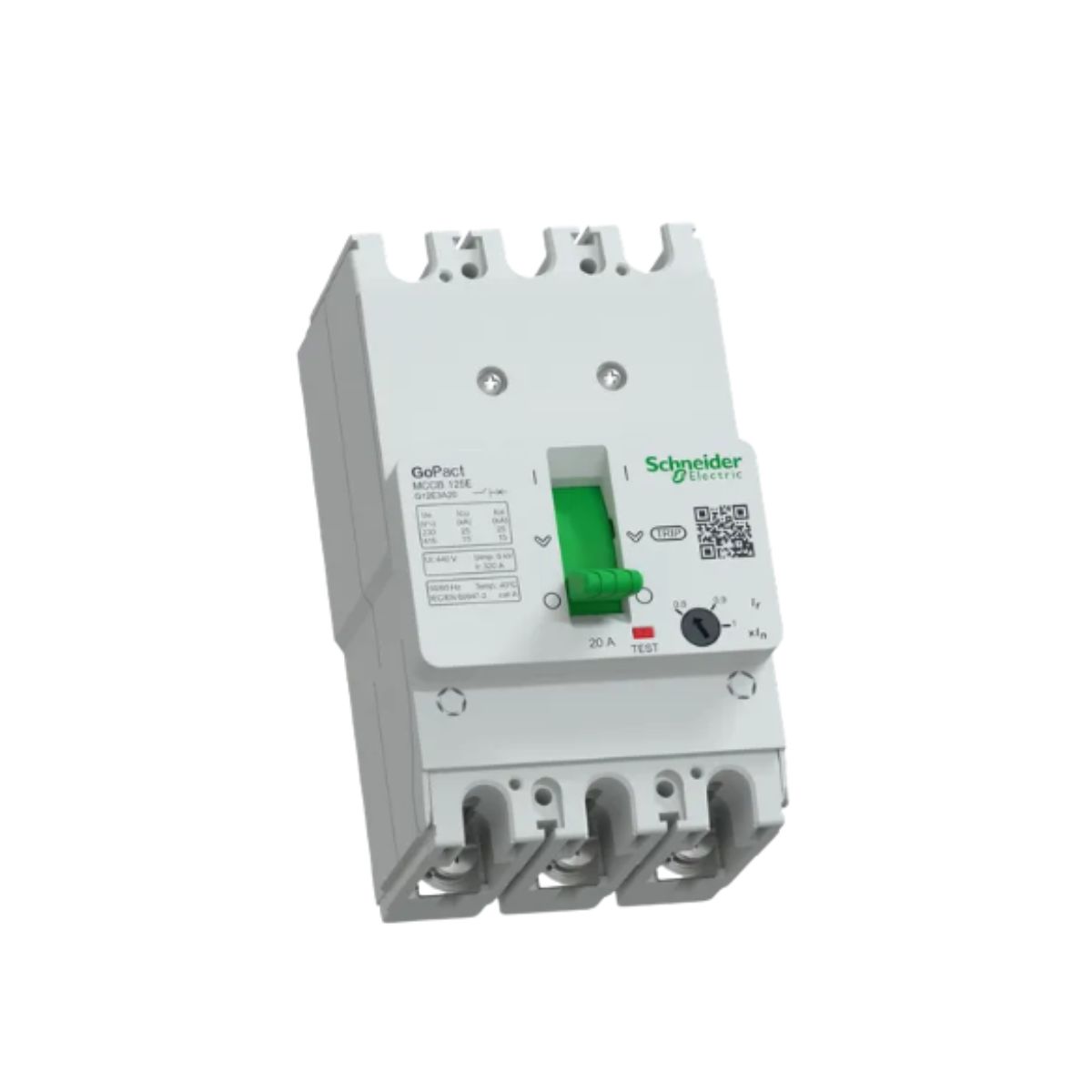 Disjuntor Caixa Moldada Tripolar 20A 15Ka 380/415V 50/60Hz - Schneider