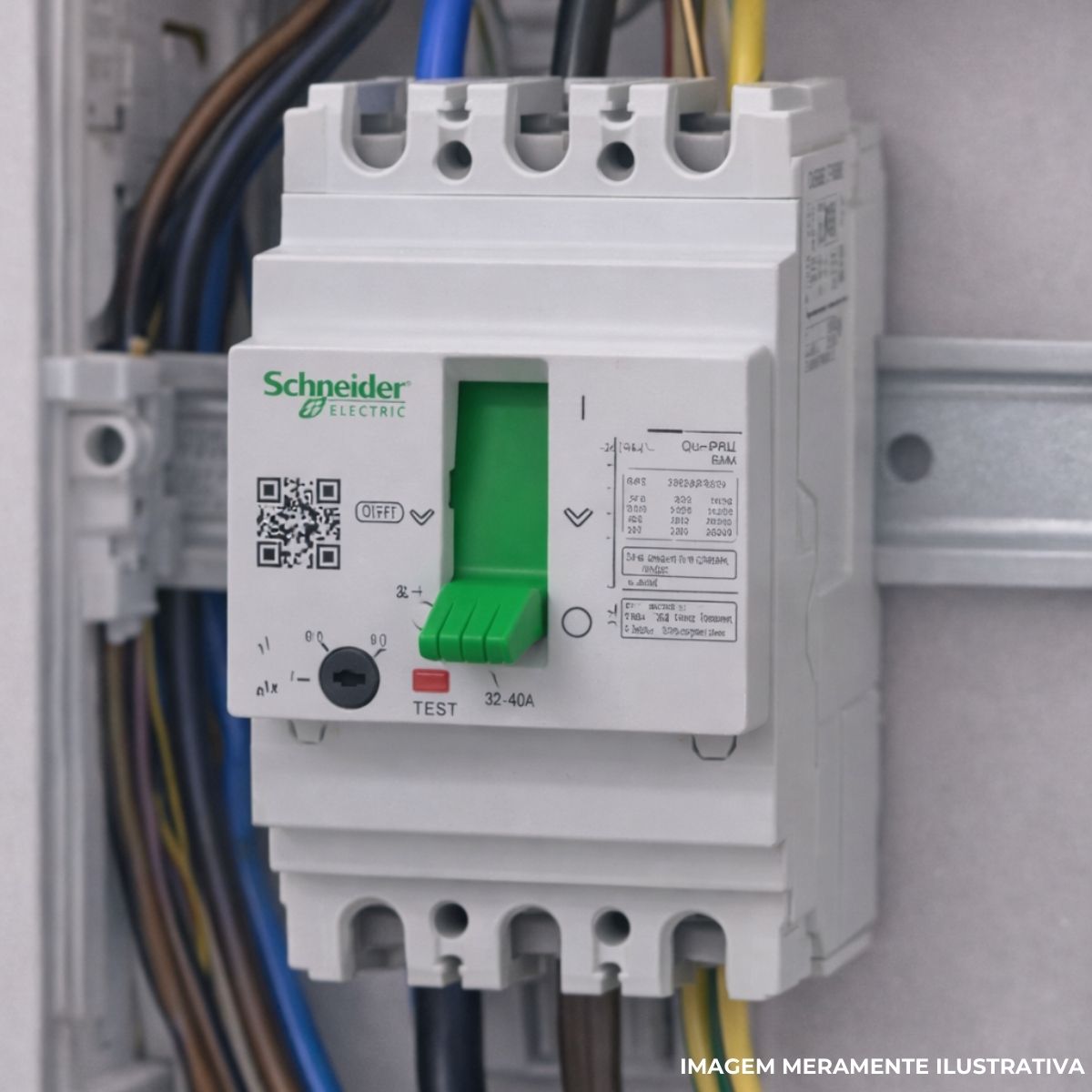 Disjuntor Caixa Moldada Tripolar 32A 15Ka 380/415V 50/60Hz - Schneider