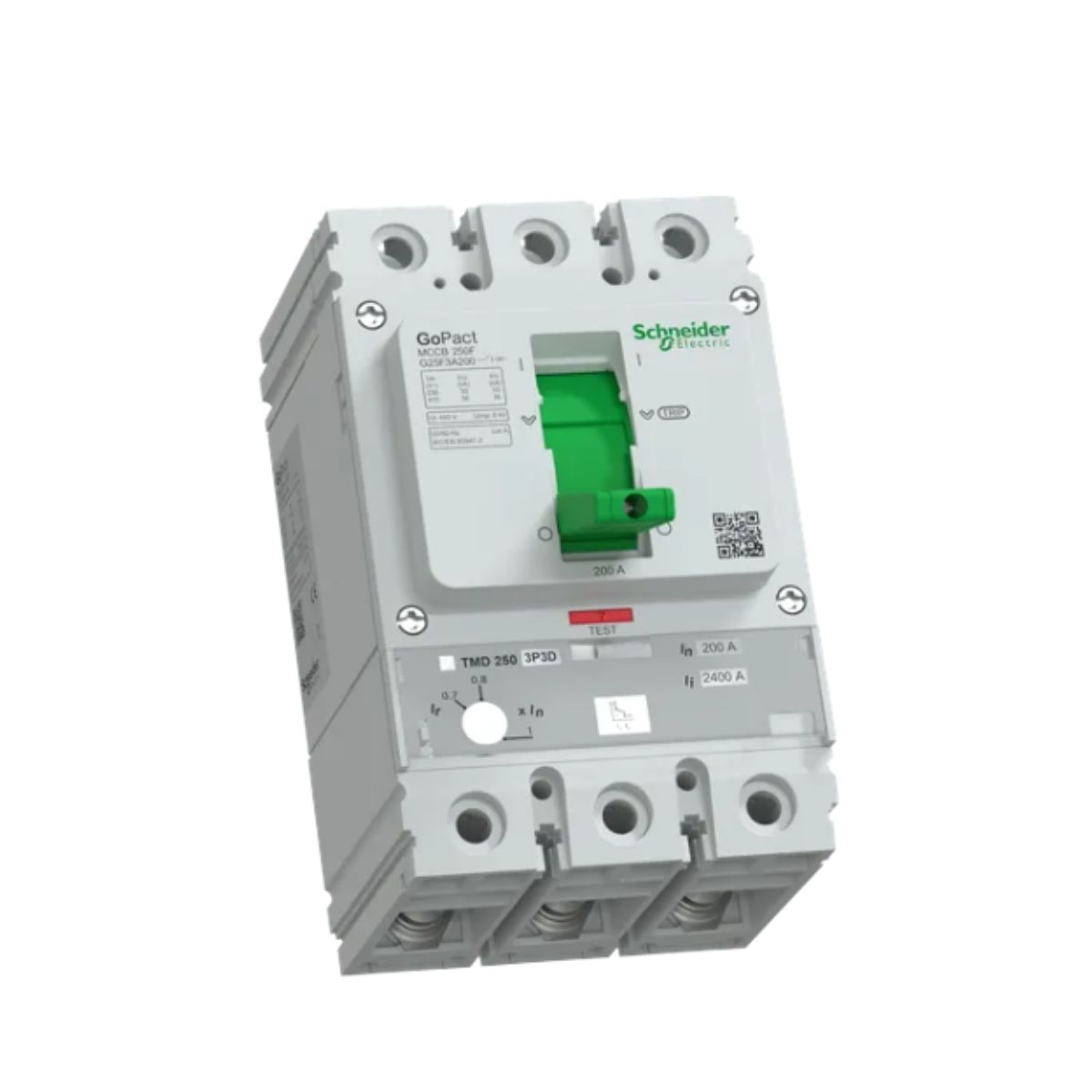 Disjuntor Caixa Moldada Tripolar 200A 36Ka 380/415V 50/60Hz - Schneider