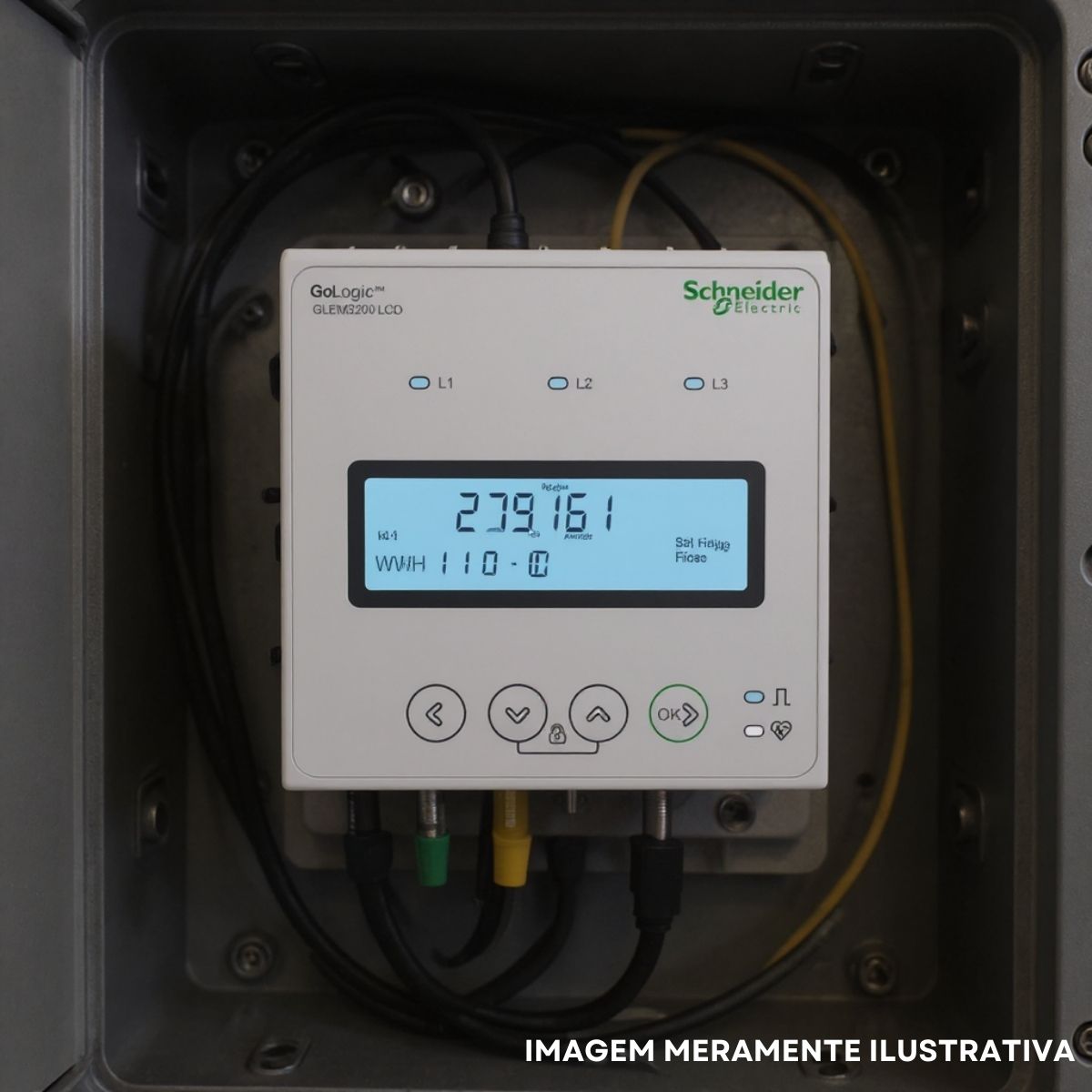 Medidor Digital Energia 1/5A 48-277Vca/Cc 50/60Hz Cl1 Modbus Rtu 96X96Mm Ip30/Ip51 Rs485 - Schneider