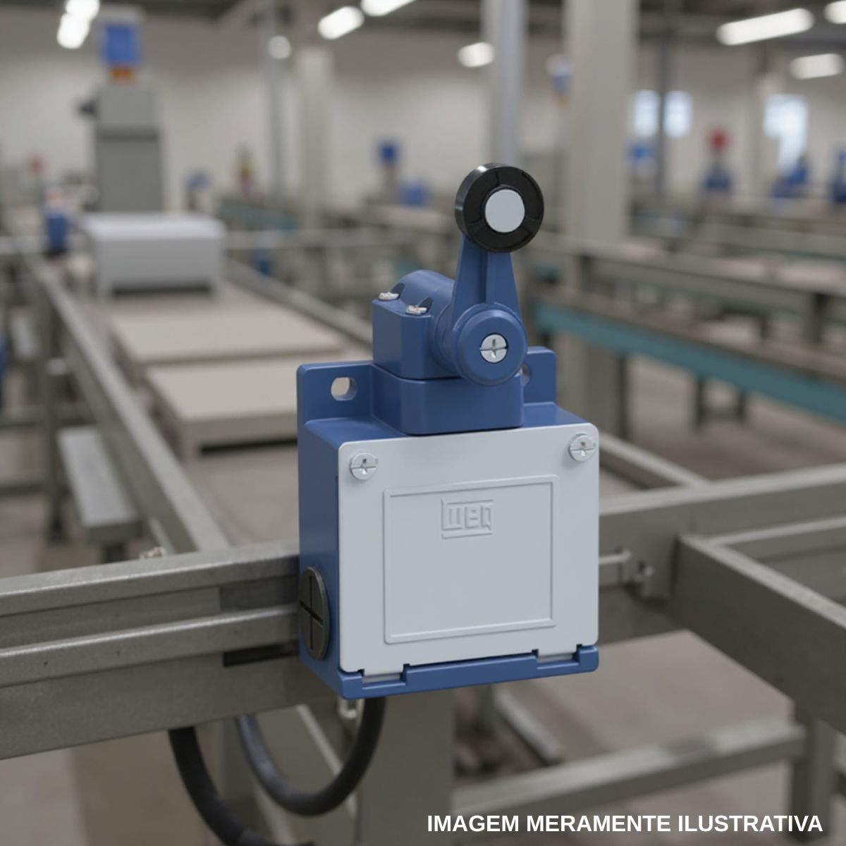 Chave Fim De Curso Alavanca Com Roldana 18Mm 3A 1Na+1Nf Ip65 - Weg