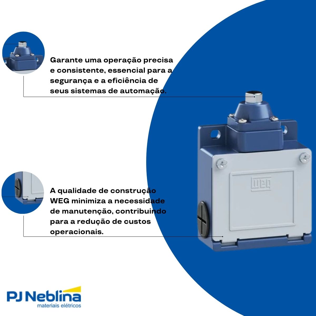 Chave Fim De Curso Pistão 3A 1Na+1Nf - Weg
