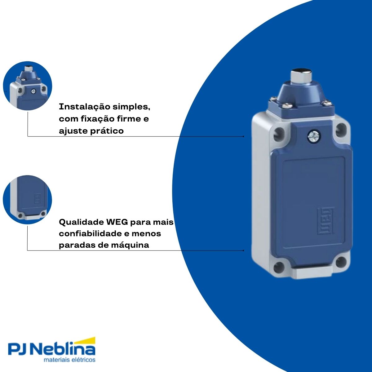 Chave Fim De Curso Pistão 3A 1Na+1Nf - Weg
