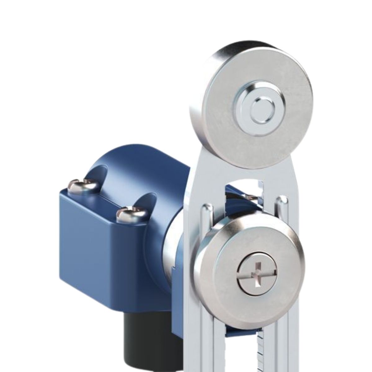 Atuador Chave Fim De Curso Alavanca Ajustável C/Roldana 18Mm Metálico 2 Direções - Weg