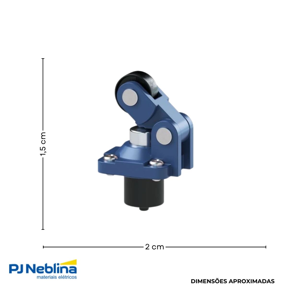 Atuador Chave Fim De Curso Alavanca C/Roldana 14 mm Plástico - Weg