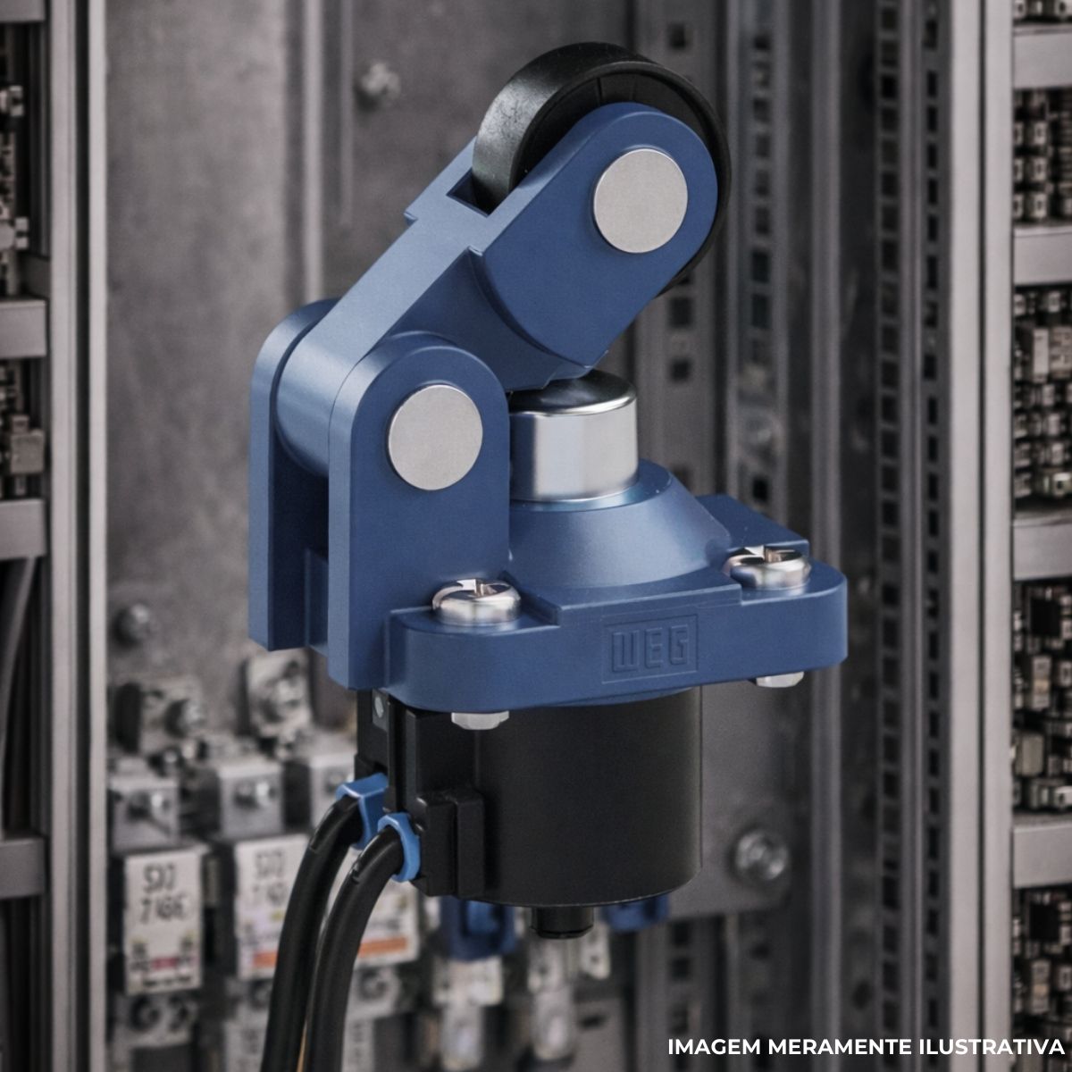 Atuador Chave Fim De Curso Alavanca C/Roldana 18 mm Plástico - Weg