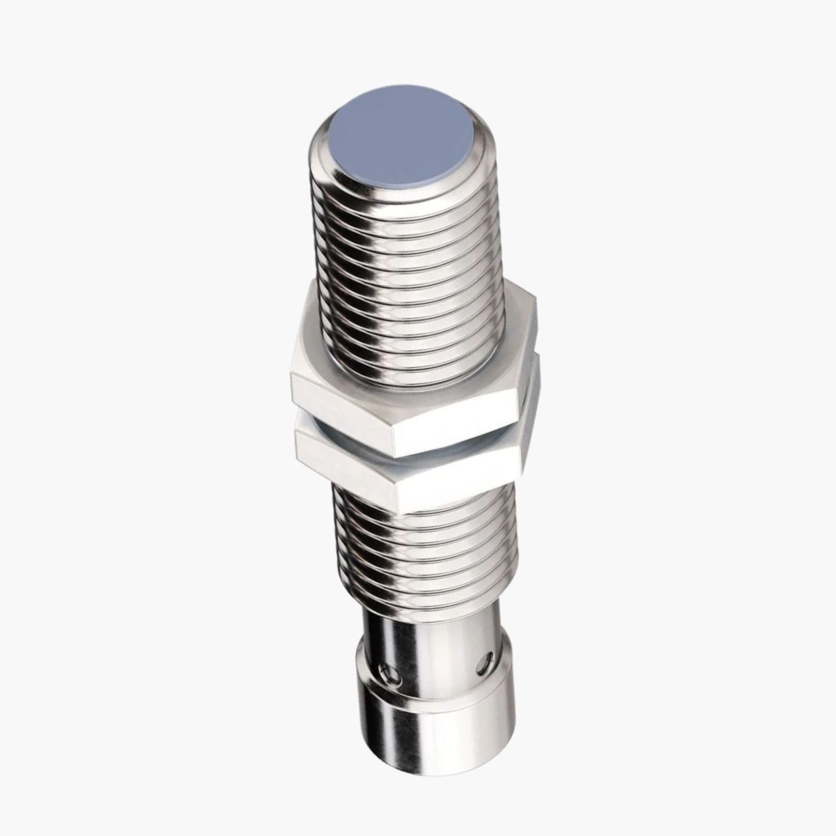 Sensor Indutivo Cilindrico Roscado Sn=4Mm M12X1,00Mm Latao Niquelado 4 Fios 10-30Vcc Conector M12 4 Pinos Npn 1Na+1Nf 1 Led - Weg