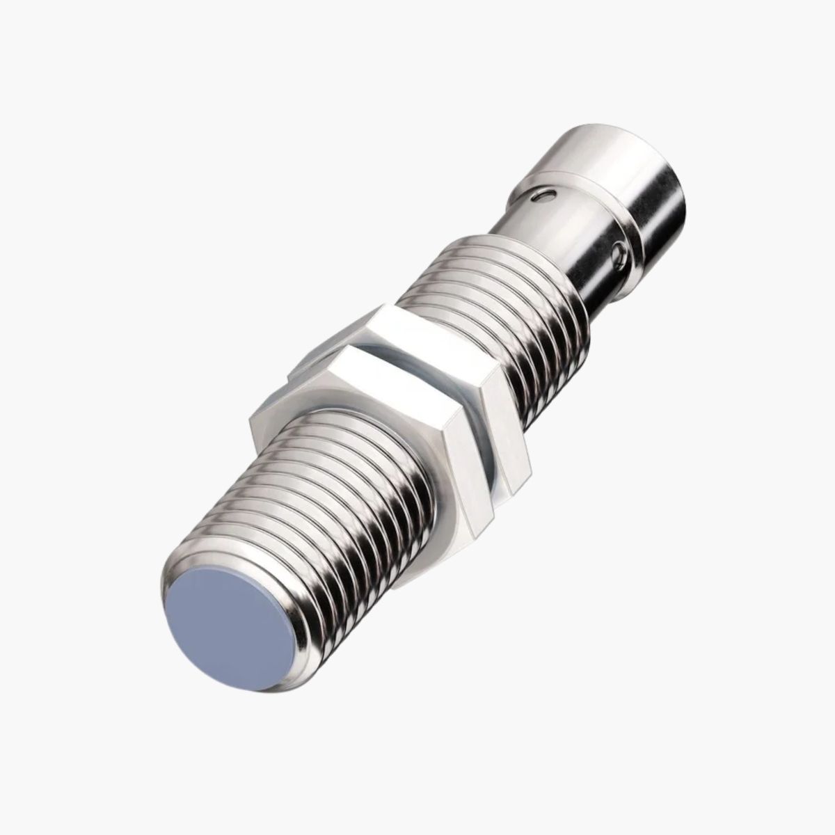 Sensor Indutivo Cilindrico Roscado Sn=4Mm M12X1,00Mm Latao Niquelado 4 Fios 10-30Vcc Conector M12 4 Pinos Npn 1Na+1Nf 1 Led - Weg