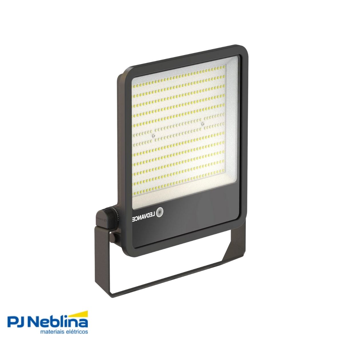 Luminária Refletor Led Retangular Sobrepor Preto 171W Bivolt 5000K Luz Do Dia 23940Lm Difusor Policarbonato 105G Ip65 - Ledvance