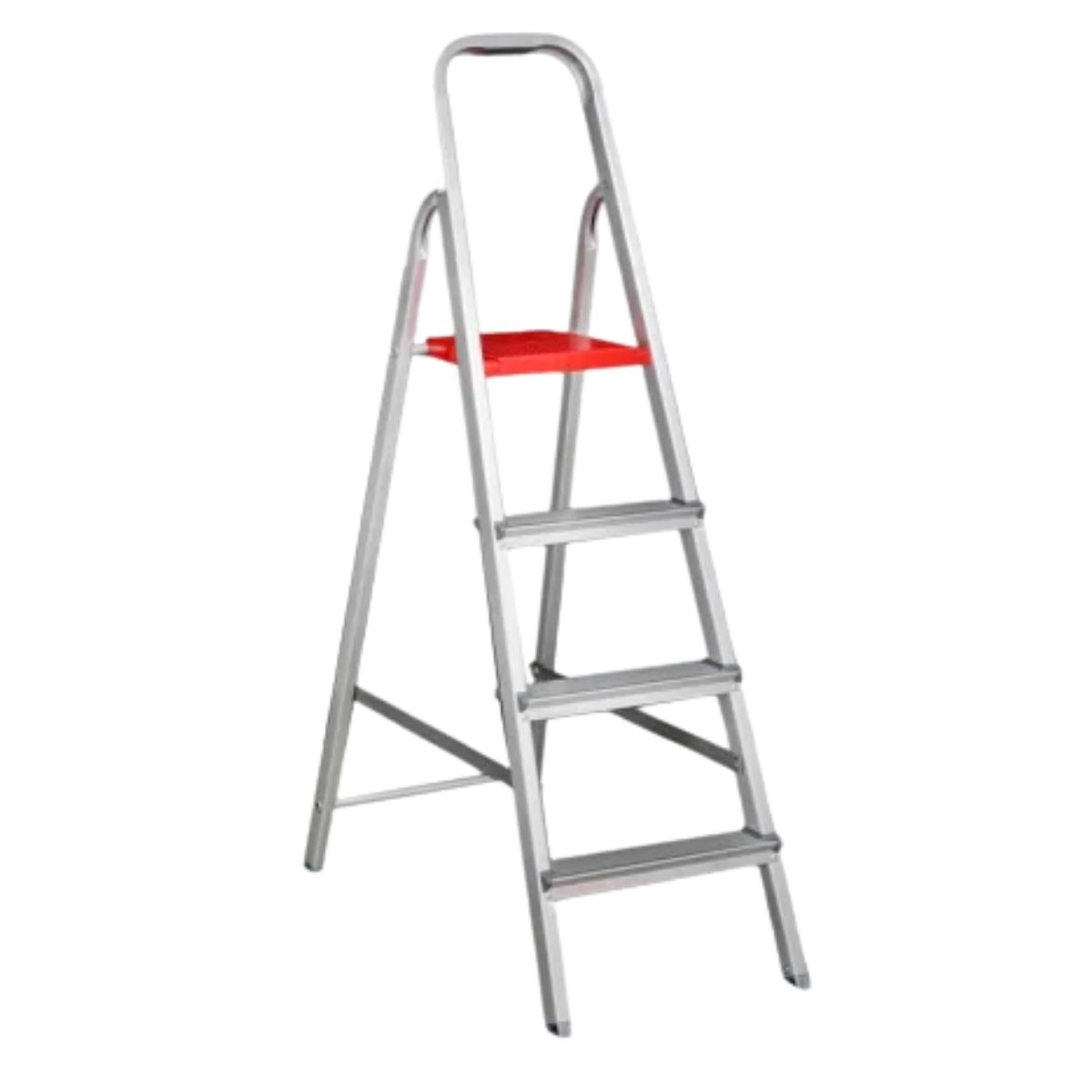 Escada de Alumínio Doméstica 4 Degraus - Reisam