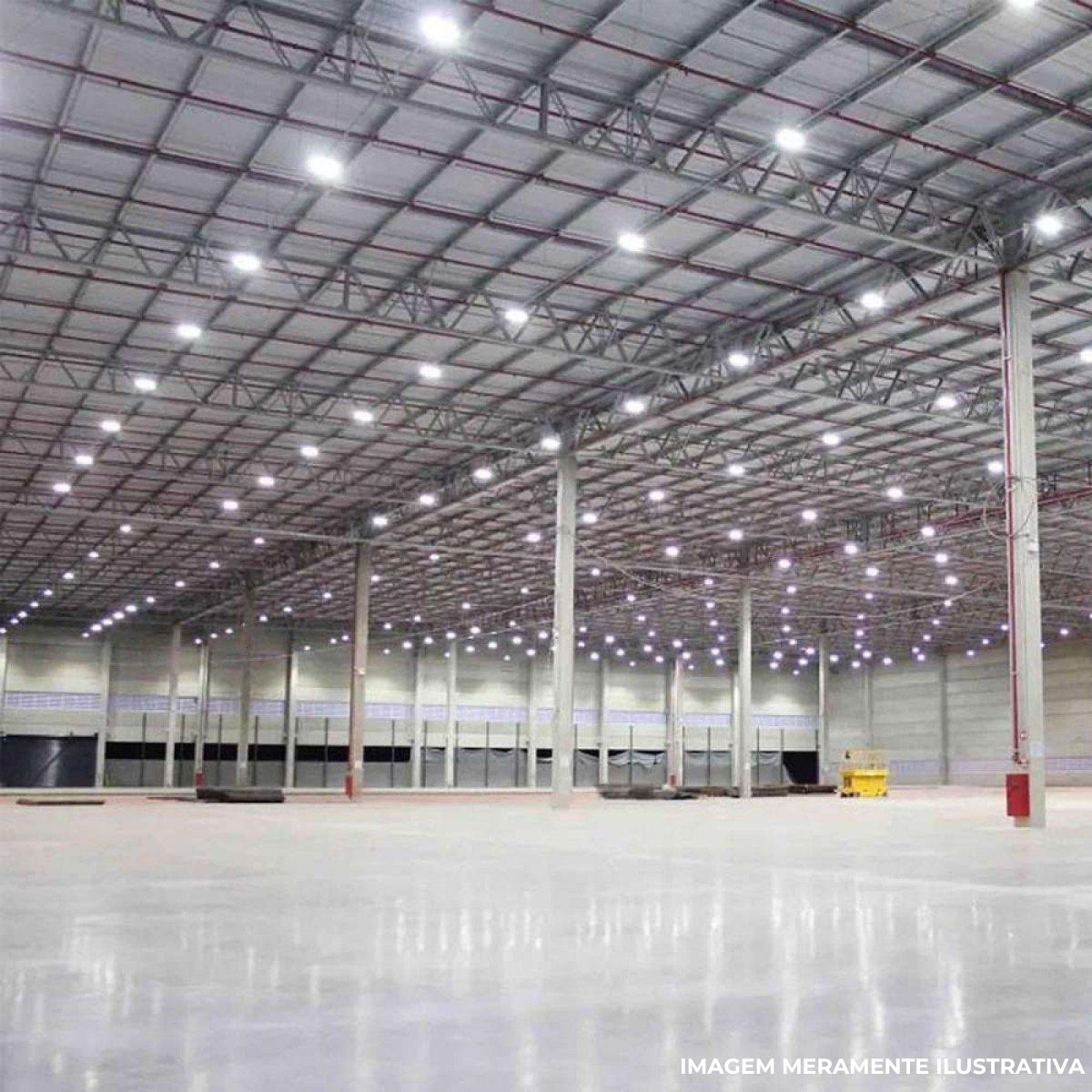 Luminária Industrial Highbay Led Pendente Cz 200W Bivolt 6500K Branco Frio 24000Lm 100G - Bellalux