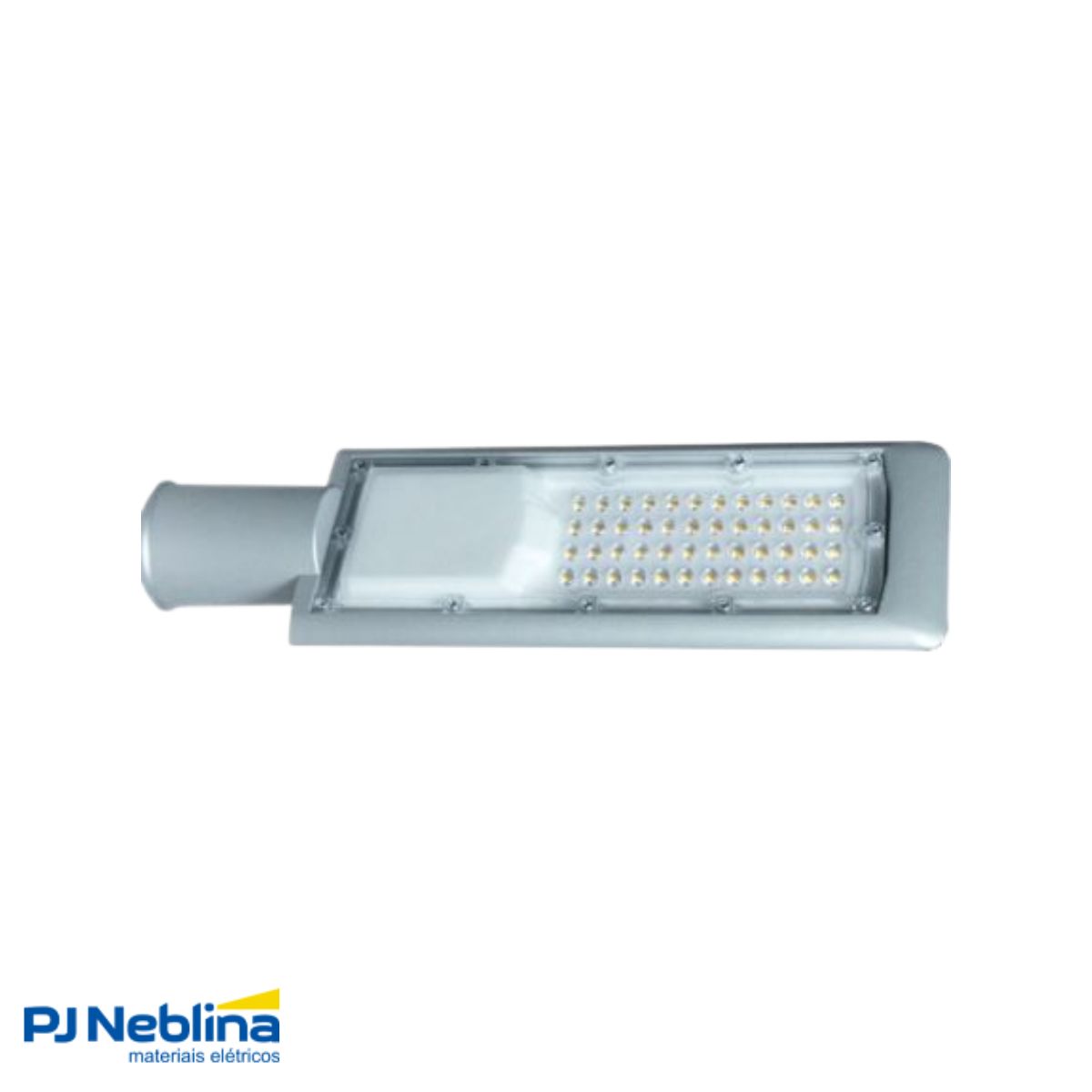 Luminária Publica Led Cinza 50W Bivolt 6500K Branco Frio 5500Lm - Bellalux