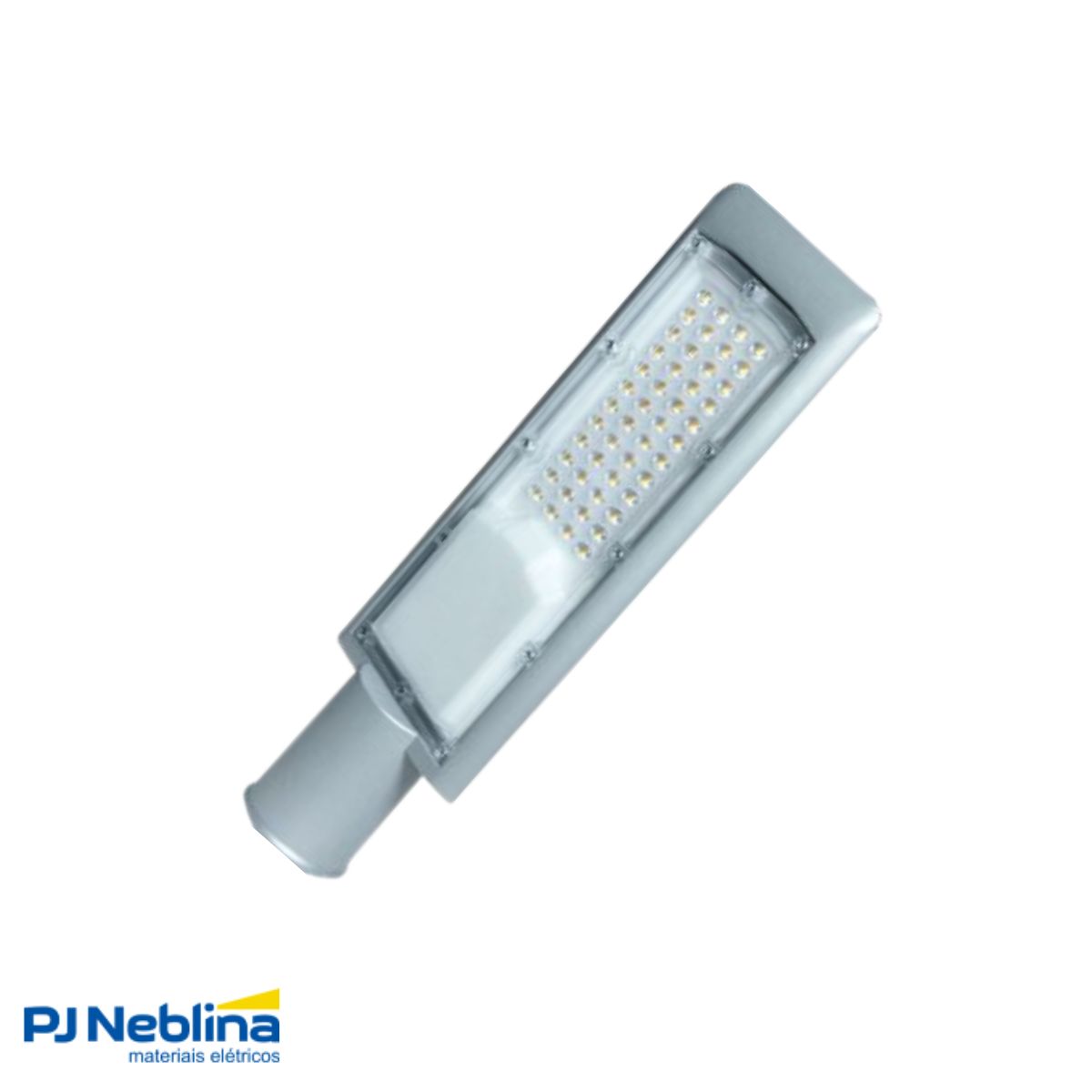 Luminária Publica Led Cinza 50W Bivolt 6500K Branco Frio 5500Lm - Bellalux