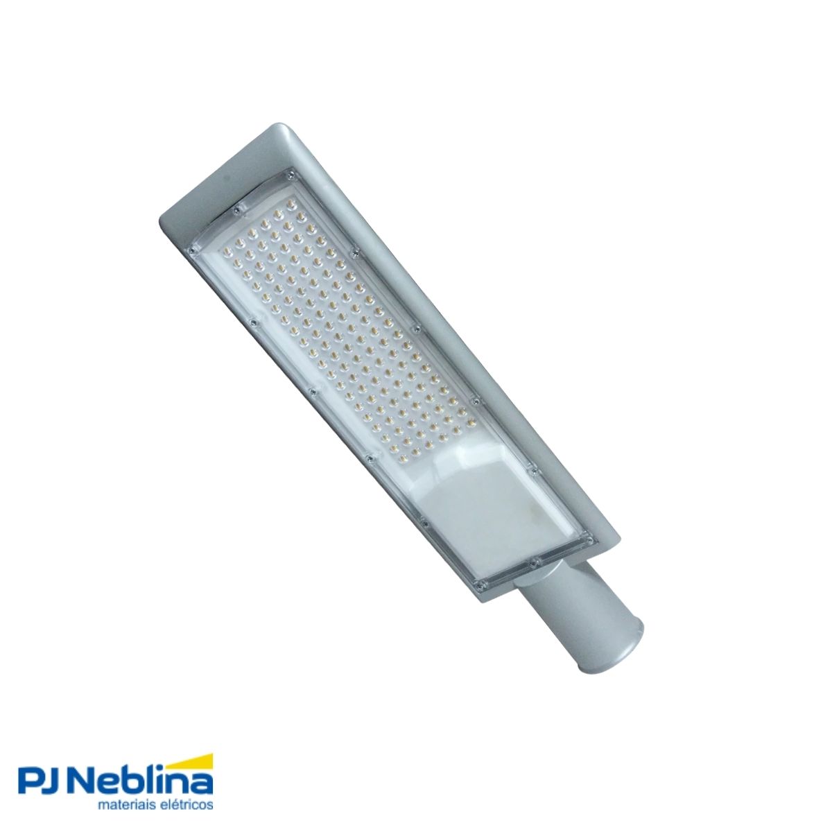 Luminária Publica Led Cinza 100W Bivolt 6500K Branco Frio 11000Lm - Bellalux