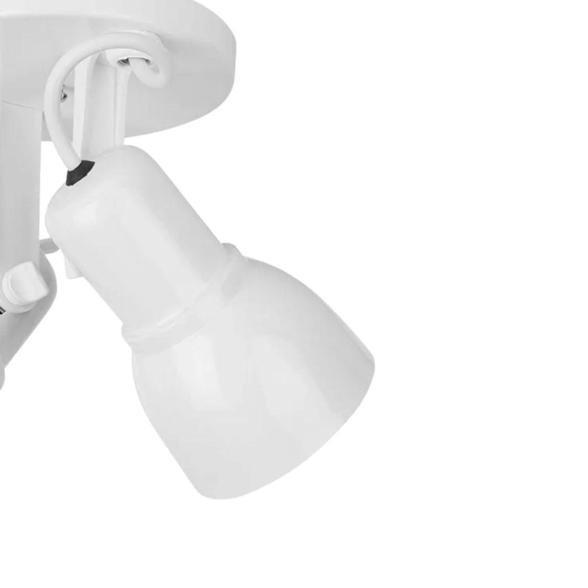 Luminária Spot Sobrepor Spot Light Branco 2Xe27 Bivolt Foco Direcionável - Kin Light