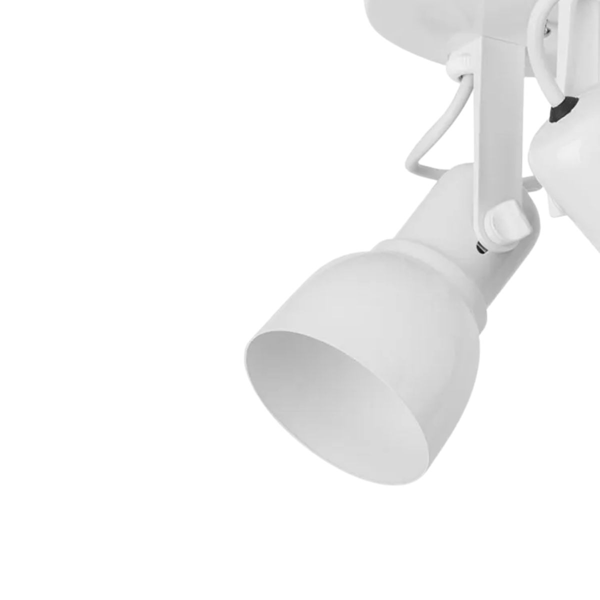 Luminária Spot Sobrepor Spot Light Branco 2Xe27 Bivolt Foco Direcionável - Kin Light