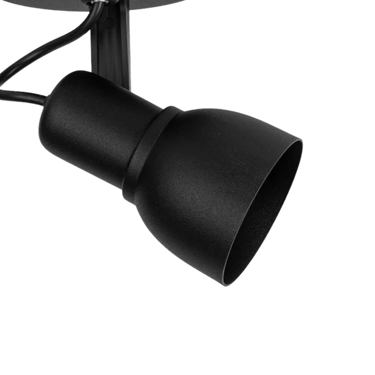 Luminária Spot Sobrepor Spot Light Preto E27 Bivolt Foco Direcionável - Kin Light