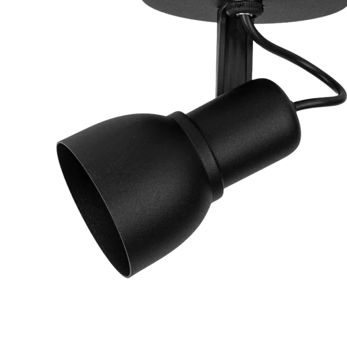 Luminária Spot Sobrepor Spot Light Preto E27 Bivolt Foco Direcionável - Kin Light