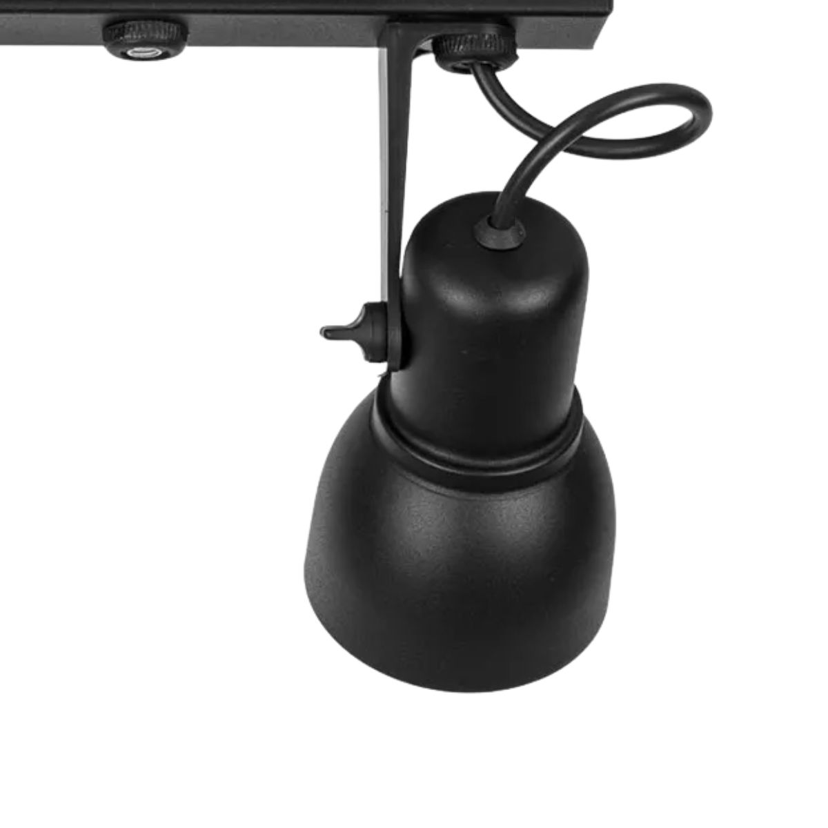 Luminária Spot Sobrepor Spot Light Preto 2Xe27 Bivolt Foco Direcionável - Kin Light