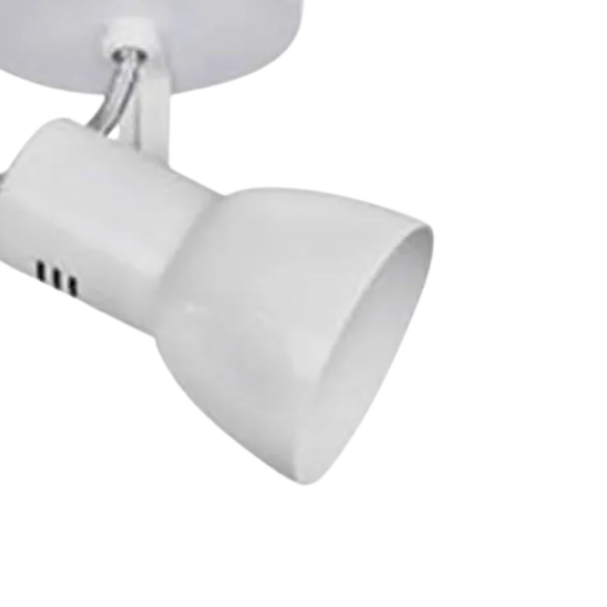 Luminária Spot Sobrepor Cone Branco E27 Bivolt Foco Direcionável - kin Light